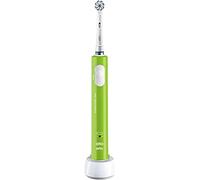Oral-B Junior electric toothbrush/electric toothbrush for children aged 6 and up, soft bristles & timer, designed by Braun, 1 piece, green