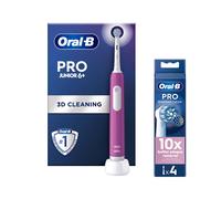 Oral B Junior Purple - Without Toothpaste - Toothbrush + 4 Toothbrush Heads