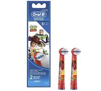 Oral-B Kids Extra Soft Replacement Brush Heads featuring Disney Pixar Toy Story, Ages 3+, 2 count
