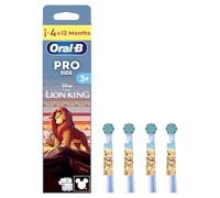 Oral-B Pro Kids Toothbrush Heads Featuring Disney The Lion King - x4 Pack