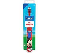 ORAL-B Kid's Soft Bristle Battery Toothbrush Disney's Junior MICKEY MOUSE New