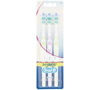 Toothbrush Classic Care Medium 1 Pack of 3 Toothbrushes - Multicolors