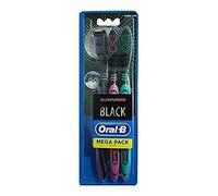 Oral-B Allrounder Black Manual Toothbrush x3