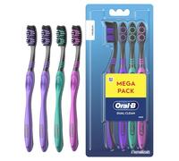 Oral-B - OM036 Dual CL 40 Manual Toothbrush - Removes Plaque Bacteria Medium Bristles - 4