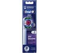 Oral-B Oral B Pro 3D White Toothbrush Head, Pack of 2