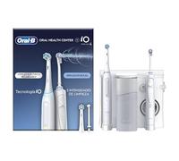 Oral-B Oral Health Center Oral Irrigator with Oxyjet Technology for Teeth Cleaning, 2 Replacement Nozzles & iO Series 4 Electric Toothbrush/Electric Toothbrush, 2 Replacement Brushes, 4 Modes for