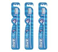 Oral-b ortho brush orthodontic manual toothbrush with av bristles - 3 Packs