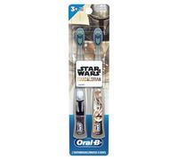 Oral B Power Oral B Kids Manual Toothbrush Featuring Star Wars The Mandalorian, Soft Bristles, for Children and Toddlers 3+, 2 Count
