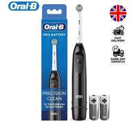 Oral-B Precision Clean Electric Toothbrush with 4x pcs Heads & 2x pcs Batteries