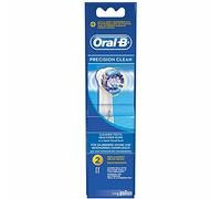 Oral-B PrecisionClean Electric Toothbrush Replacement Heads Powered by Braun - Pack of 2