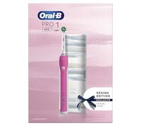 Oral-B Pro 1 680 Electric Toothbrush Design Edition Rechargeable Pink with White case