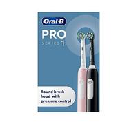 Oral-B Pro 1 Black & Pink Electric Toothbrush Duo Pack