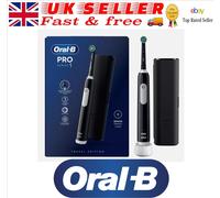 Oral-B Pro Series 1 Black Electric Toothbrush, Designed by Braun