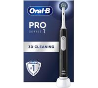 Oral-B Pro 1 Electric Toothbrush, 3 Modes, 3D Cleaning, Round Brush Head, Brushing Timer, Pressure Sensor, Black