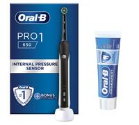 Oral-B Pro 1 Electric Toothbrush Adult Rechargeable 3D Cleaning Pressure Control