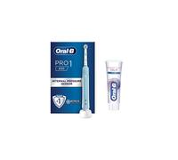 Oral-B Pro 1 Electric Toothbrushes For Adults & Sensitivity & Gum Calm Toothpaste, Christmas Gifts For Women / Him, 1 Handle, 650, Blue