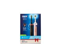 Oral-B Pro 3 2x Electric Toothbrushes For Adults, Black & Pink
