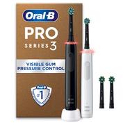 Oral-B Pro 3 -3900-Electric Toothbrushes Duo Pack Black & White