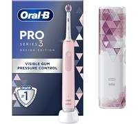 Oral-B Pro 3 Electric Toothbrush Pink, 3 Modes, Timer, Travel Case, UK Version