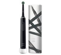 Oral-B Pro 3 Electric Toothbrushes Adults, 1 Toothbrush Head & Travel Case, 3 Modes with Teeth Whitening, 2 Pin UK Plug, Black