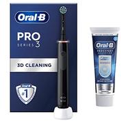 Oral-B Pro 3 Electric Toothbrushes For Adults With 3D Cleaning, 1 Toothbrush Head & Pro-Expert Advance Deep Clean Toothpaste, 75 ml, 2 Pin UK Plug, Black