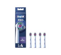 Oral-B Pro 3D White Toothbrush Ends (Pack of 4)