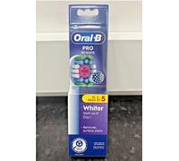 Oral-B Pro 3D Whiter Brush Heads | 5 XL Pack | Teeth as of Day 1 | Remove Stains