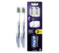 ORAL-B PRO-3DWHITE PULSAR Battery-Powered Toothbrush For Whitening & Plaque Removal, Medium, 2