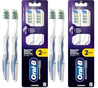 ORAL-B PRO-3DWHITE Pulsar Battery-Powered Toothbrush - for Whitening & Plaque Removal - Medium Bristles, 2X (Pack of 2)