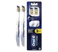 Oral-B Pro-Clean Pulsar Battery-Powered Toothbrush Superior 5-Way Plaque Removal, Medium, 2