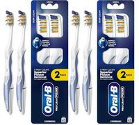 ORAL-B PRO-Clean Pulsar Battery-Powered Toothbrush - Superior 5-Way Plaque Removal - Medium Bristles, 2X (Pack of 2)