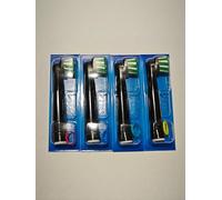 Oral-B Pro Cross Action Black Electric Brush Tips, Pack of 4