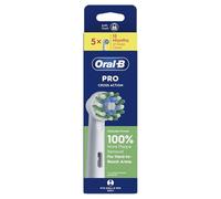 Oral B Pro Cross Action Electric Toothbrush Heads - White (Pack of 5)