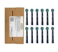 Oral-B Pro Cross Action Electric Toothbrush Head, X-Shape And Angled Bristles for Deeper Plaque Removal, Pack of 12 Toothbrush Heads, Suitable For Mailbox, Black