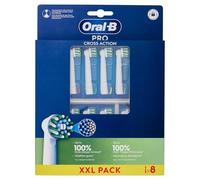 Oral-B Pro Cross Action Replacement Heads, 8 Heads