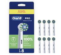 Oral-B Pro Cross Action Toothbrush Heads, Pack of 8 Counts, Suitable for Mailbox