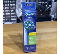 Oral-B Pro Cross Action Replacement Toothbrush Head Refill White 4 Pack Original