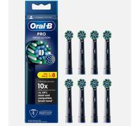 Oral-B Cross Action Black Edition Electric Toothbrush Head Pack of 8