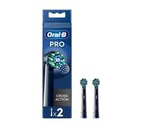 Oral-B Pro Cross Action Toothbrush Heads Black - 2 Toothbrush