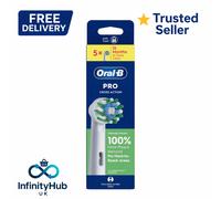 Oral-B Pro CrossAction Brush Heads 5 Pack White - ORIGINAL
