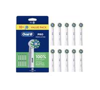 Oral-B Pro CrossAction Original Replacement Heads, White, Pack of 10
