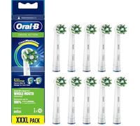 Oral-B Pro CrossAction Replacement Heads, Pack of 10 | Pro Electric Toothbrush Refills, Dental Plaque Removal Filaments