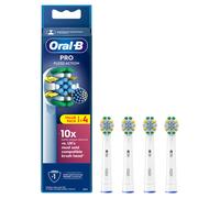 Oral-B Pro Floss Action Toothbrush Heads, White, Pack of 4