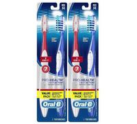 Oral-B Pro-Health All-In-One Medium Toothbrush (4 Count) , Color May Vary