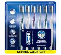 Oral-B Pro Health All in One Soft Toothbrushes, 6 Count