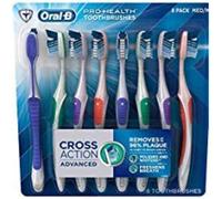 Oral-B Pro-Health Cross Action Advanced Toothbrush Medium - 8 pack