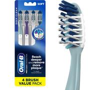 Oral-B Pro-Health Toothbrush, All-in-One, 4 Count, Color may vary