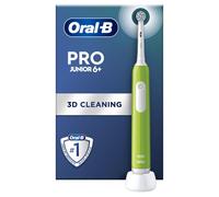 Oral|B Pro Junior Electric Toothbrush 1 Green Handle 1 Toothbrush Head Designed
