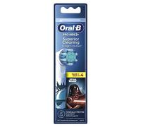 Oral-B Kids Replacement Toothbrush Heads Star Wars 4 Pack Small Extra-Soft Heads