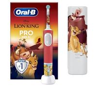 Oral-B Pro Kids Electric Toothbrush, 1 Handle Featuring Disney The Lion King, 1 Toothbrush Head, 1 Travel Case, Designed by Braun, for Ages 3+